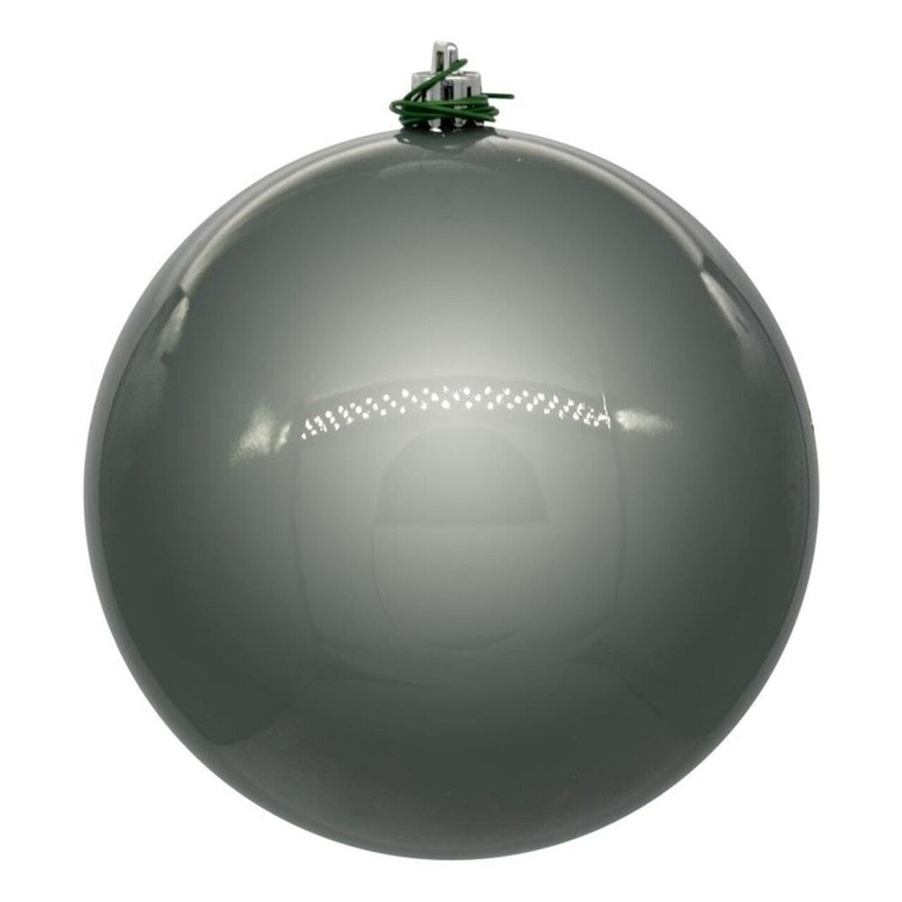 Vickerman 3" Pewter Pearl Pearl UV Drilled Ball Ornament 12 per bag.
